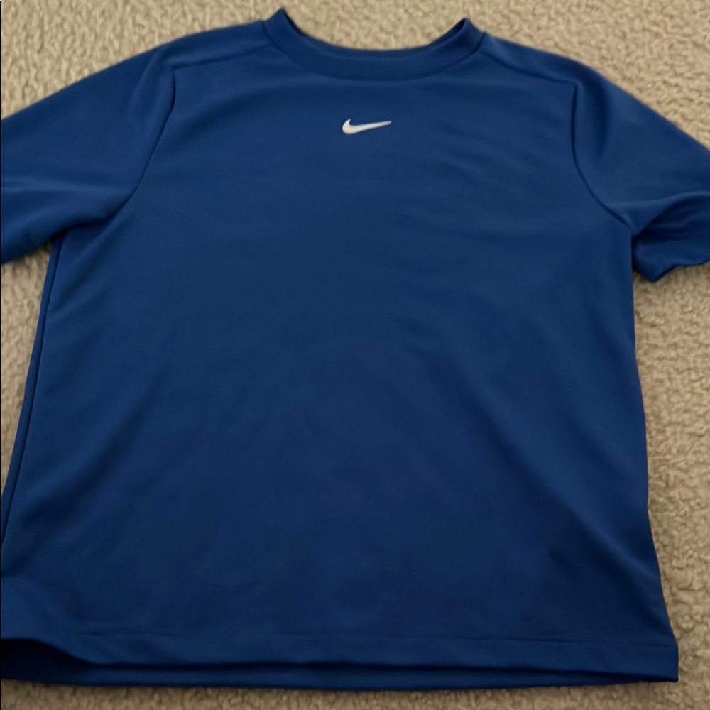 Nike Dri-Fit Blue Athletic Shirt